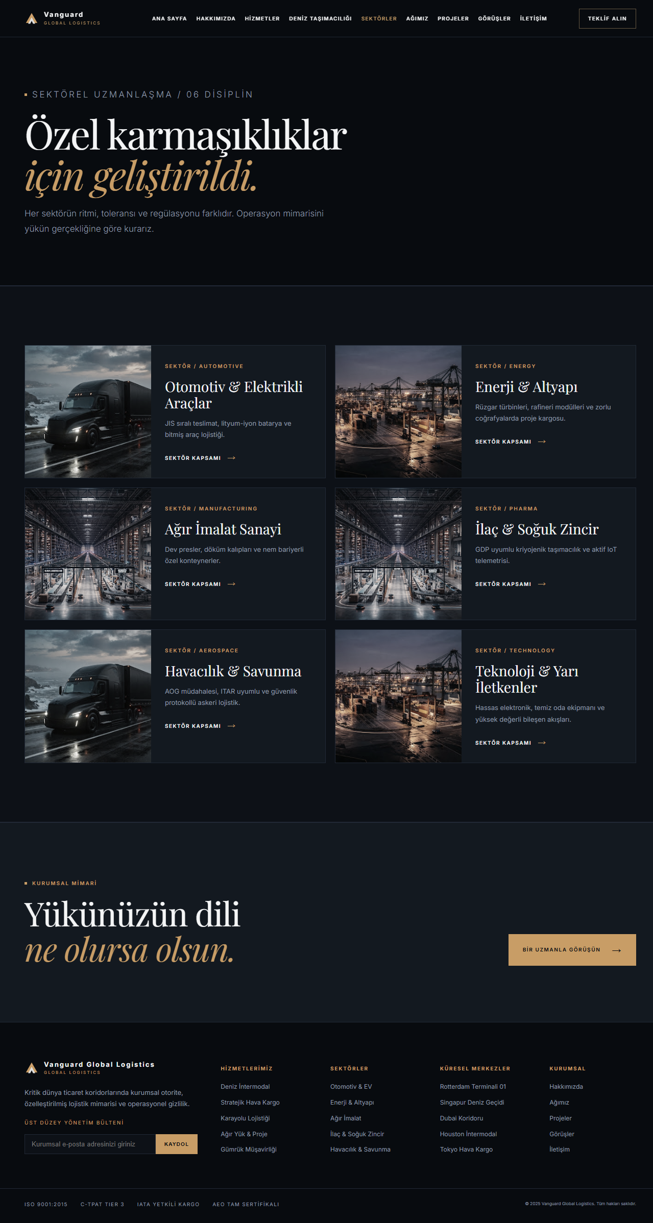 Vanguard Global Logistics detay