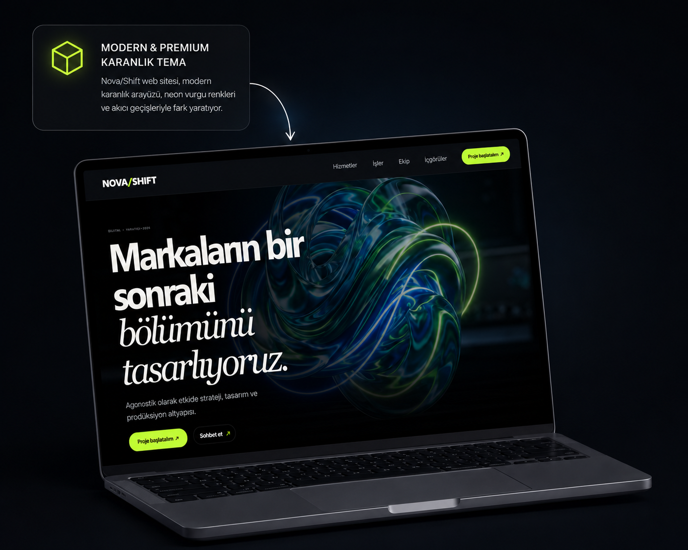NOVA / SHIFT — Dijital Stüdyo & Özel CMS Platformu