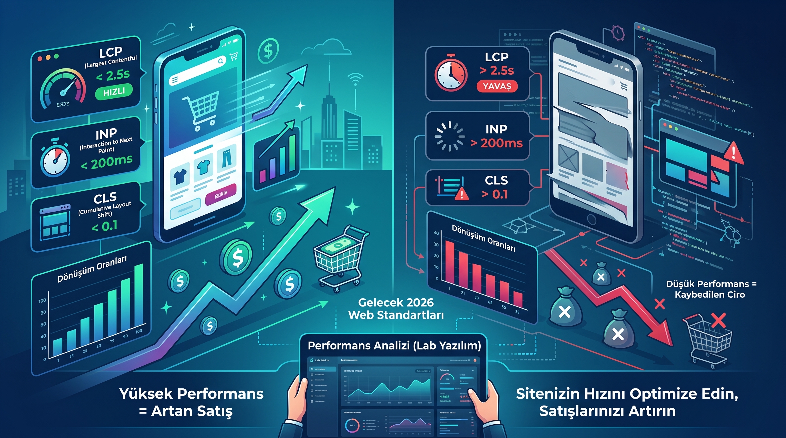 Web Sitenizin Hızı Satışlarınızı Nasıl Etkiliyor? Core Web Vitals Rehberi